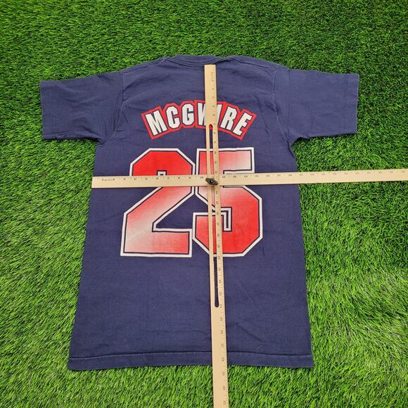 Vintage 1998 Cardinals Shirt Medium 19x28 Mark-McGwire - Picture 7 of 12